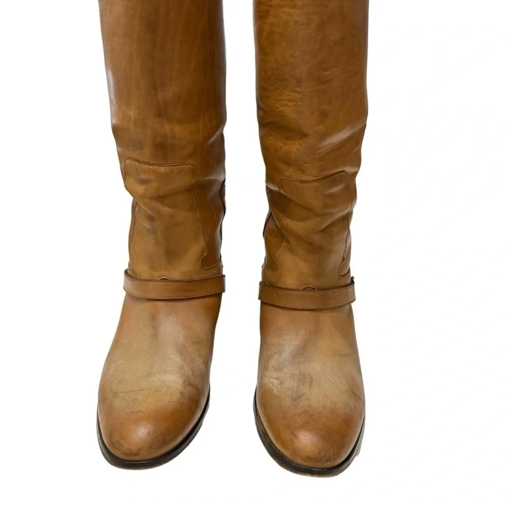 Golden Goose Brown‎ Leather Charyle Knee-High Boots Sz 40/ 9 US